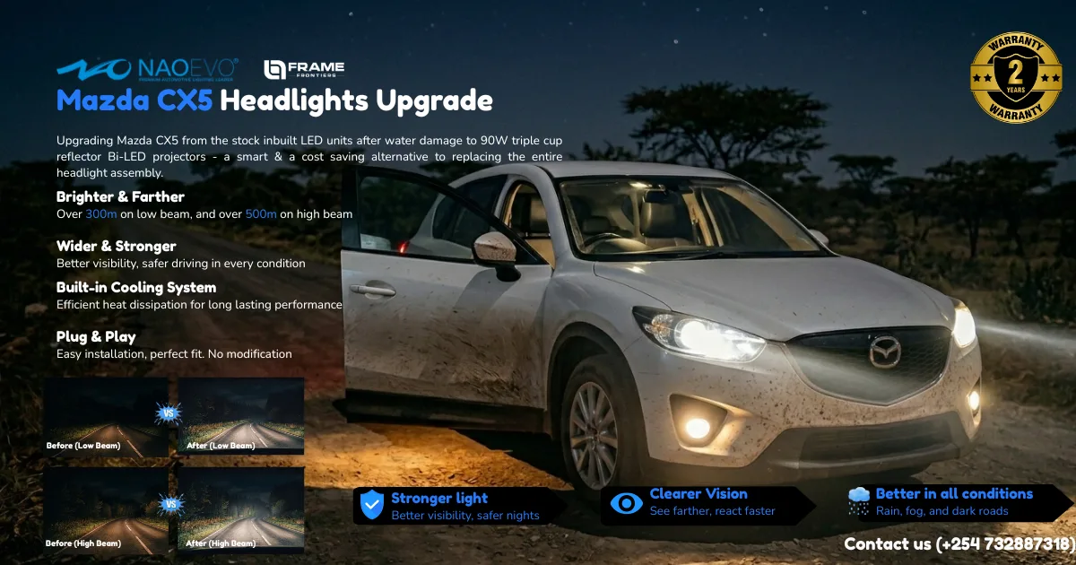 NaoEvo LED headlights